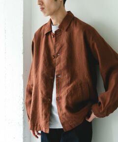 URBAN RESEARCH DOORS / アーバンリサーチ ドアーズ その他アウター | シルケットリネン シャツジャケット