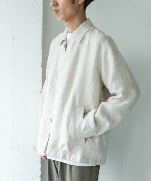 URBAN RESEARCH DOORS / アーバンリサーチ ドアーズ その他アウター | シルケットリネン シャツジャケット | 詳細11