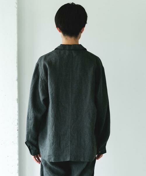 URBAN RESEARCH DOORS / アーバンリサーチ ドアーズ その他アウター | シルケットリネン シャツジャケット | 詳細28