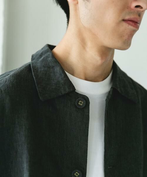 URBAN RESEARCH DOORS / アーバンリサーチ ドアーズ その他アウター | シルケットリネン シャツジャケット | 詳細23
