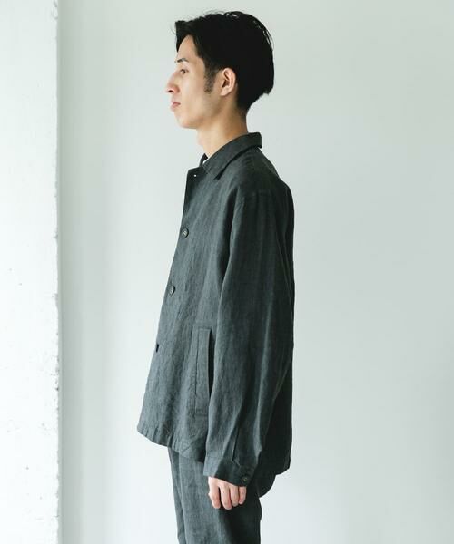 URBAN RESEARCH DOORS / アーバンリサーチ ドアーズ その他アウター | シルケットリネン シャツジャケット | 詳細27