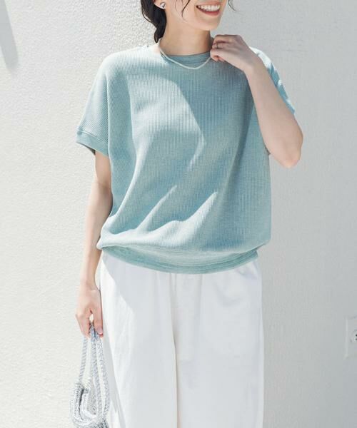 URBAN RESEARCH DOORS / アーバンリサーチ ドアーズ Tシャツ | タックフライスフレンチTシャツ | 詳細3