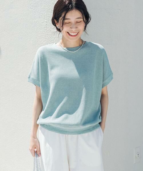 URBAN RESEARCH DOORS / アーバンリサーチ ドアーズ Tシャツ | タックフライスフレンチTシャツ | 詳細4