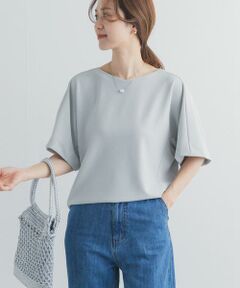 URBAN RESEARCH DOORS / アーバンリサーチ ドアーズ Tシャツ | カットジョーゼットVネックプルオーバー