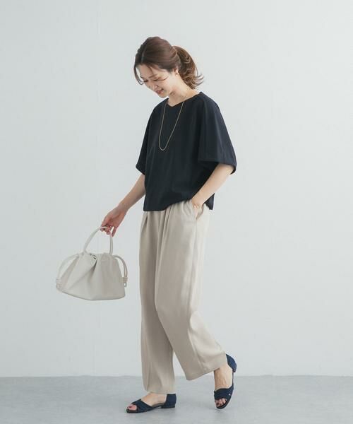 URBAN RESEARCH DOORS / アーバンリサーチ ドアーズ Tシャツ | カットジョーゼットVネックプルオーバー | 詳細6