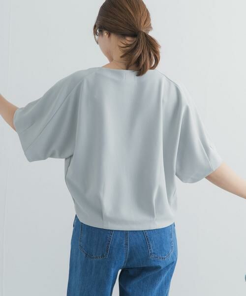 URBAN RESEARCH DOORS / アーバンリサーチ ドアーズ Tシャツ | カットジョーゼットVネックプルオーバー | 詳細16