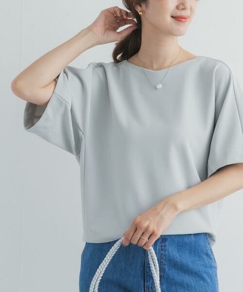 URBAN RESEARCH DOORS / アーバンリサーチ ドアーズ Tシャツ | カットジョーゼットVネックプルオーバー | 詳細18