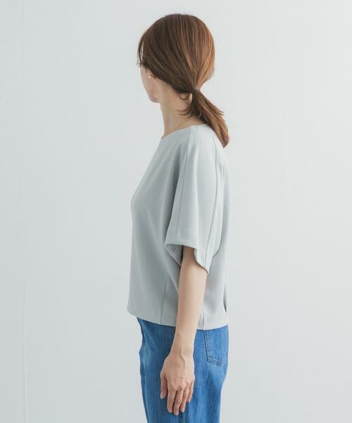 URBAN RESEARCH DOORS / アーバンリサーチ ドアーズ Tシャツ | カットジョーゼットVネックプルオーバー | 詳細21
