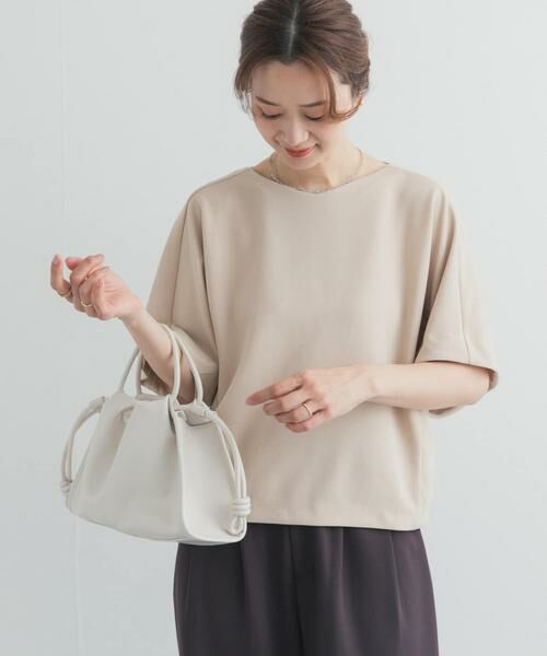 URBAN RESEARCH DOORS / アーバンリサーチ ドアーズ Tシャツ | カットジョーゼットVネックプルオーバー | 詳細25