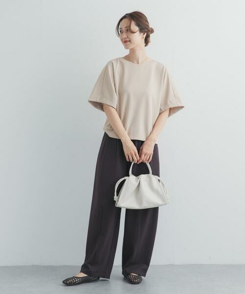 URBAN RESEARCH DOORS / アーバンリサーチ ドアーズ Tシャツ | カットジョーゼットVネックプルオーバー | 詳細30