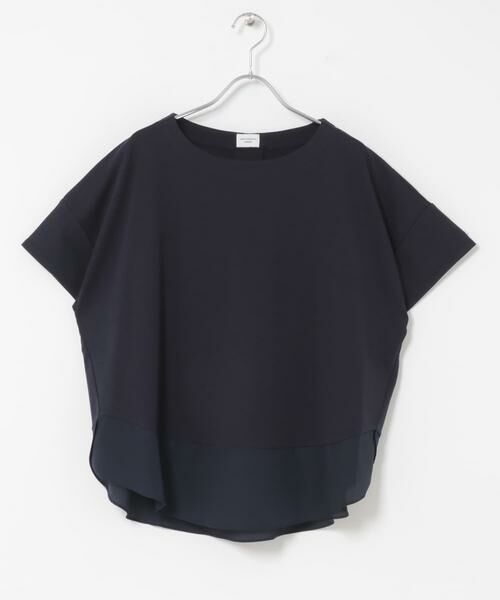URBAN RESEARCH DOORS / アーバンリサーチ ドアーズ Tシャツ | 異素材切替えラウンドヘムプルオーバー | 詳細19