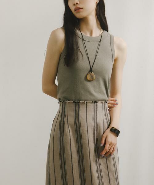 URBAN RESEARCH DOORS / アーバンリサーチ ドアーズ タンクトップ | Natural Cotton TankTop | 詳細1