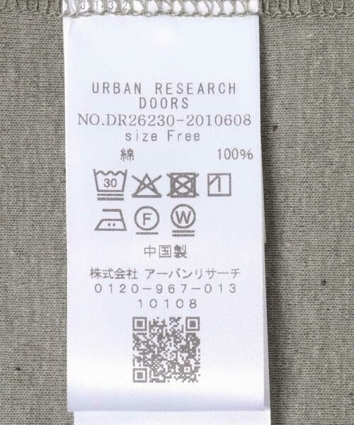 URBAN RESEARCH DOORS / アーバンリサーチ ドアーズ タンクトップ | Natural Cotton TankTop | 詳細9