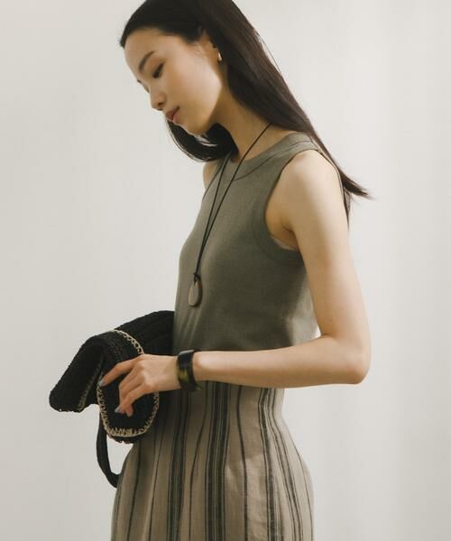 URBAN RESEARCH DOORS / アーバンリサーチ ドアーズ タンクトップ | Natural Cotton TankTop（グリーン系その他）