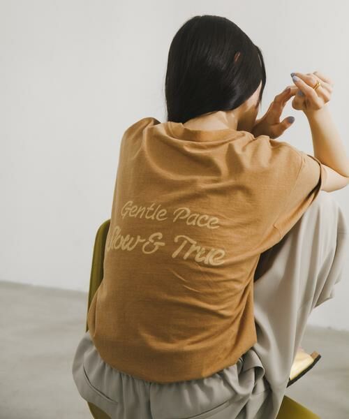 URBAN RESEARCH DOORS / アーバンリサーチ ドアーズ Tシャツ | Printed Loose T-shirts（ブラウン系その他）