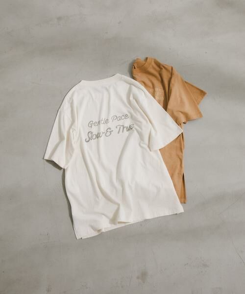 URBAN RESEARCH DOORS / アーバンリサーチ ドアーズ Tシャツ | Printed Loose T-shirts（ナチュラル）