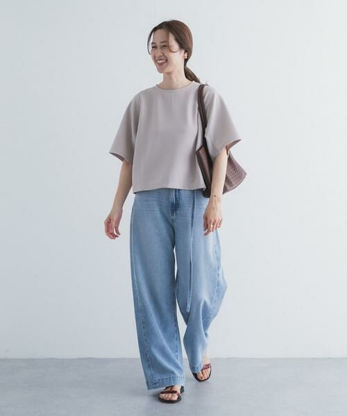 URBAN RESEARCH DOORS / アーバンリサーチ ドアーズ Tシャツ | 袖ボリュームクロップドプルオーバー | 詳細28