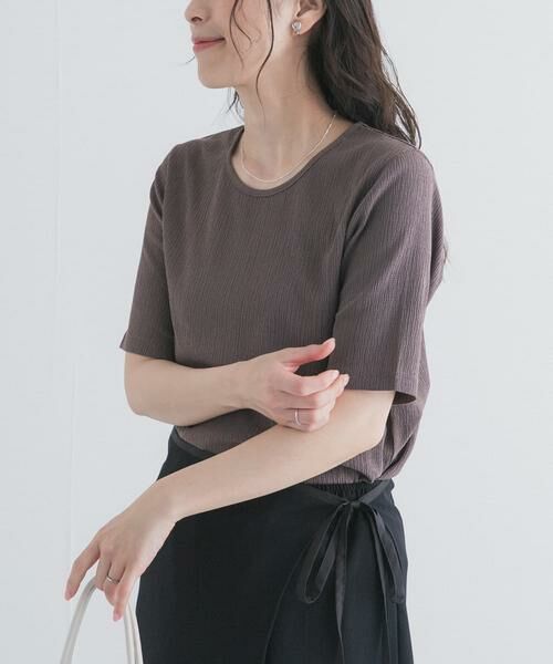 URBAN RESEARCH DOORS / アーバンリサーチ ドアーズ Tシャツ | 5分袖楊柳カットTシャツ | 詳細5