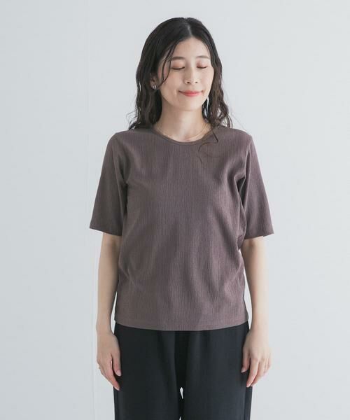 URBAN RESEARCH DOORS / アーバンリサーチ ドアーズ Tシャツ | 5分袖楊柳カットTシャツ | 詳細8
