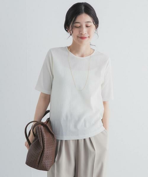 URBAN RESEARCH DOORS / アーバンリサーチ ドアーズ Tシャツ | 5分袖楊柳カットTシャツ | 詳細14