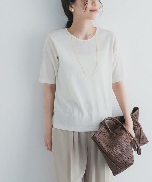 URBAN RESEARCH DOORS / アーバンリサーチ ドアーズ Tシャツ | 5分袖楊柳カットTシャツ | 詳細15