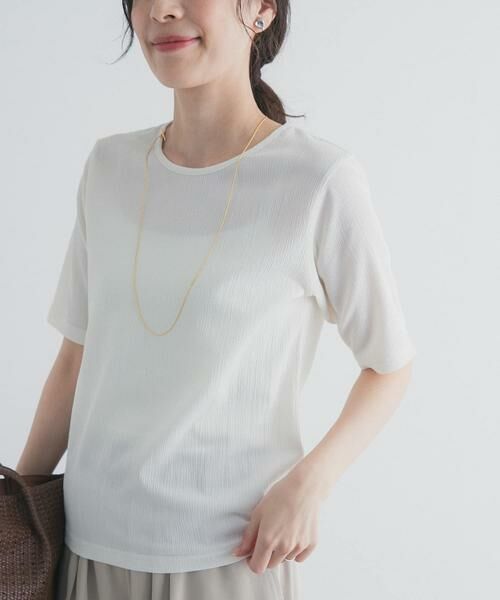 URBAN RESEARCH DOORS / アーバンリサーチ ドアーズ Tシャツ | 5分袖楊柳カットTシャツ | 詳細16