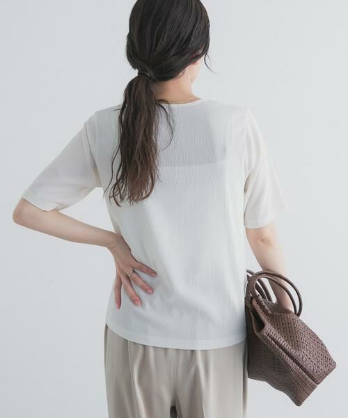 URBAN RESEARCH DOORS / アーバンリサーチ ドアーズ Tシャツ | 5分袖楊柳カットTシャツ | 詳細18