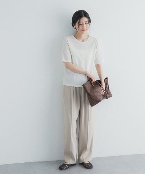 URBAN RESEARCH DOORS / アーバンリサーチ ドアーズ Tシャツ | 5分袖楊柳カットTシャツ | 詳細19