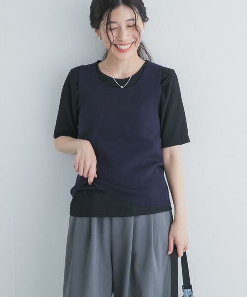 URBAN RESEARCH DOORS / アーバンリサーチ ドアーズ Tシャツ | 5分袖楊柳カットTシャツ | 詳細24