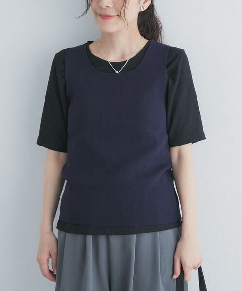 URBAN RESEARCH DOORS / アーバンリサーチ ドアーズ Tシャツ | 5分袖楊柳カットTシャツ | 詳細25