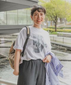 URBAN RESEARCH DOORS / アーバンリサーチ ドアーズ Tシャツ | 『スタッフ企画』フォトプリントオーバーTシャツ