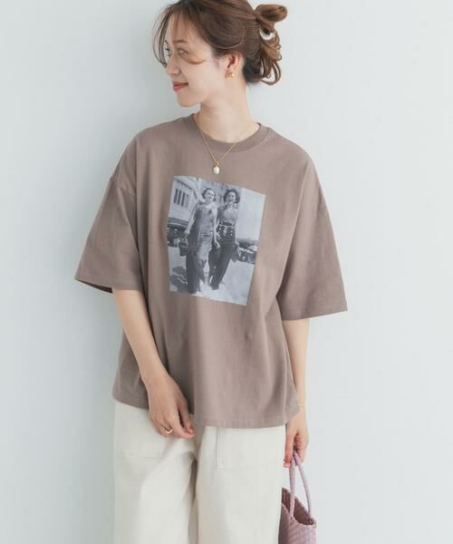 URBAN RESEARCH DOORS / アーバンリサーチ ドアーズ Tシャツ | 『スタッフ企画』フォトプリントオーバーTシャツ | 詳細5