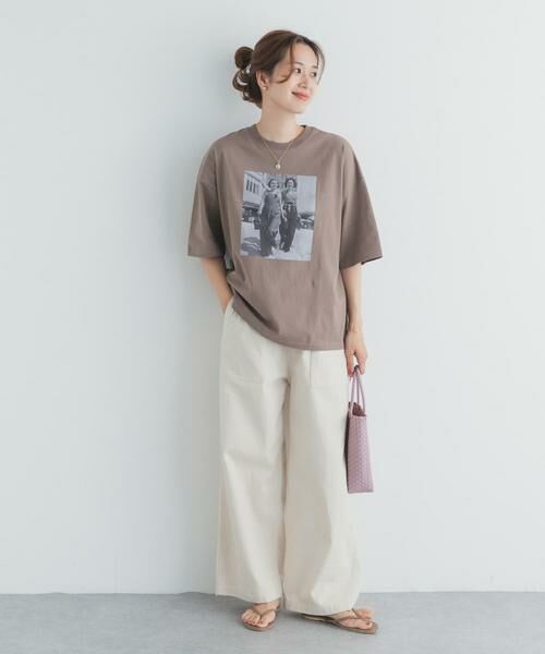 URBAN RESEARCH DOORS / アーバンリサーチ ドアーズ Tシャツ | 『スタッフ企画』フォトプリントオーバーTシャツ | 詳細6