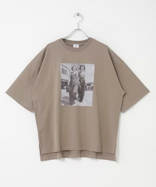 URBAN RESEARCH DOORS / アーバンリサーチ ドアーズ Tシャツ | 『スタッフ企画』フォトプリントオーバーTシャツ | 詳細7