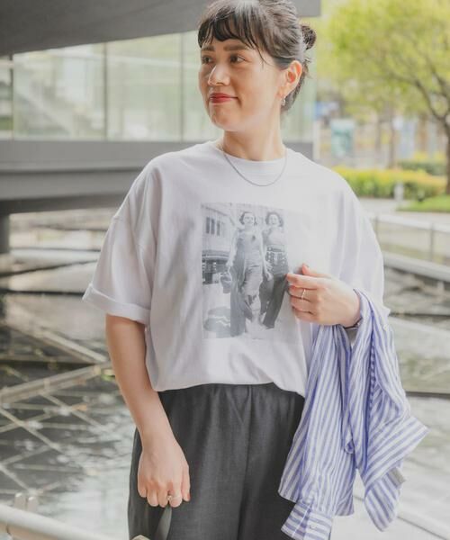 URBAN RESEARCH DOORS / アーバンリサーチ ドアーズ Tシャツ | 『スタッフ企画』フォトプリントオーバーTシャツ | 詳細6