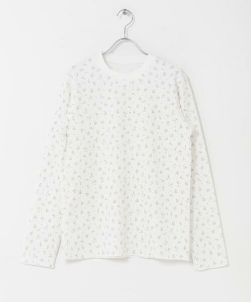 URBAN RESEARCH DOORS / アーバンリサーチ ドアーズ Tシャツ | 『スタッフ企画』小花柄サーマルロングTシャツ | 詳細5