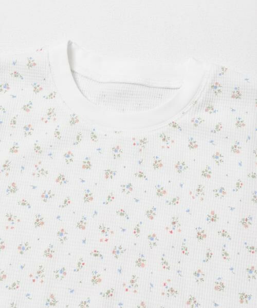 URBAN RESEARCH DOORS / アーバンリサーチ ドアーズ Tシャツ | 『スタッフ企画』小花柄サーマルロングTシャツ | 詳細6