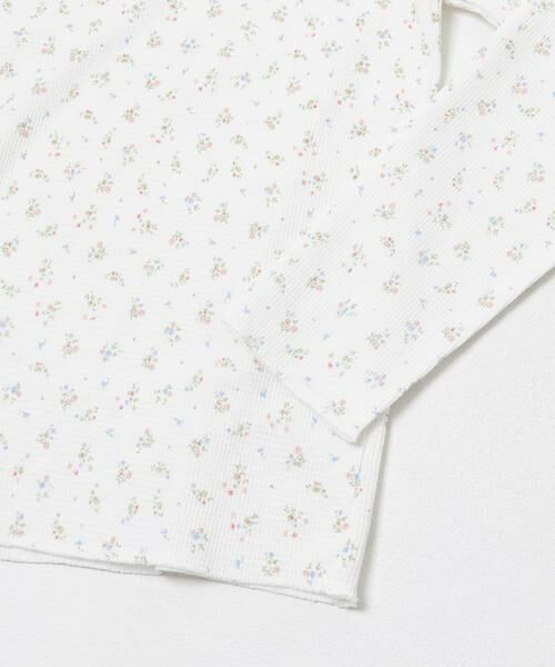 URBAN RESEARCH DOORS / アーバンリサーチ ドアーズ Tシャツ | 『スタッフ企画』小花柄サーマルロングTシャツ | 詳細7