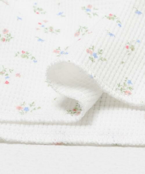 URBAN RESEARCH DOORS / アーバンリサーチ ドアーズ Tシャツ | 『スタッフ企画』小花柄サーマルロングTシャツ | 詳細9