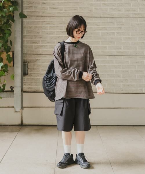 URBAN RESEARCH DOORS / アーバンリサーチ ドアーズ Tシャツ | 『スタッフ企画』マルチボーダーロングTシャツ | 詳細6