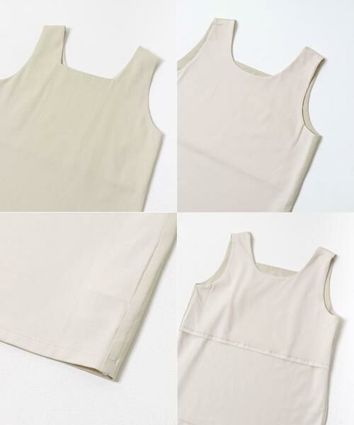 URBAN RESEARCH DOORS / アーバンリサーチ ドアーズ タンクトップ | 異素材2WAYタンク | 詳細5