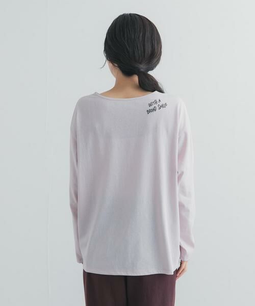 URBAN RESEARCH DOORS / アーバンリサーチ ドアーズ Tシャツ | バック刺繍ロングスリーブTシャツ | 詳細10