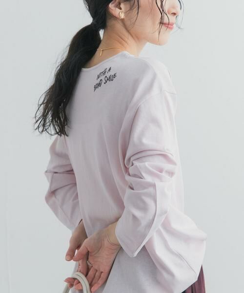 URBAN RESEARCH DOORS / アーバンリサーチ ドアーズ Tシャツ | バック刺繍ロングスリーブTシャツ | 詳細2