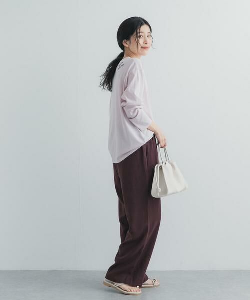 URBAN RESEARCH DOORS / アーバンリサーチ ドアーズ Tシャツ | バック刺繍ロングスリーブTシャツ | 詳細7