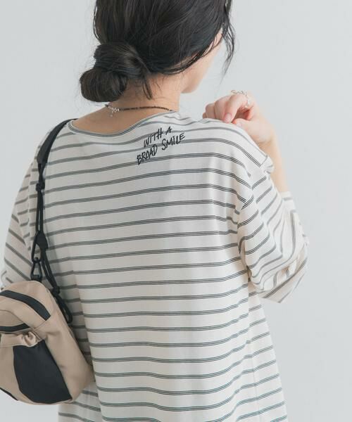 URBAN RESEARCH DOORS / アーバンリサーチ ドアーズ Tシャツ | バック刺繍ロングスリーブTシャツ | 詳細13