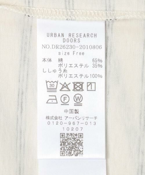 URBAN RESEARCH DOORS / アーバンリサーチ ドアーズ Tシャツ | バック刺繍ロングスリーブTシャツ | 詳細25