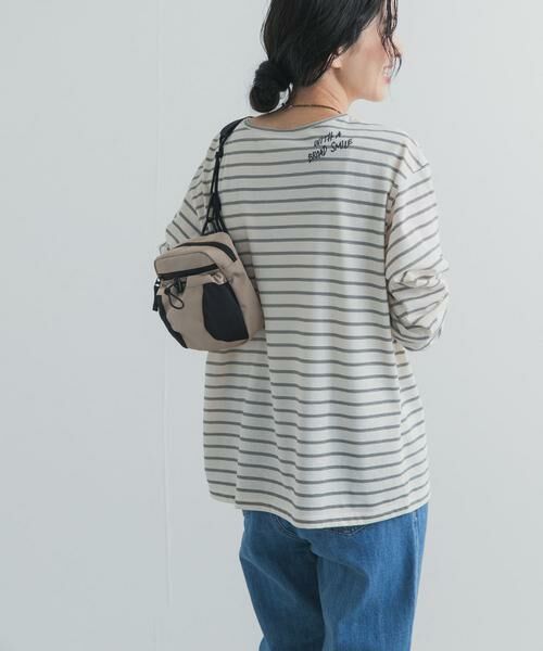 URBAN RESEARCH DOORS / アーバンリサーチ ドアーズ Tシャツ | バック刺繍ロングスリーブTシャツ | 詳細14