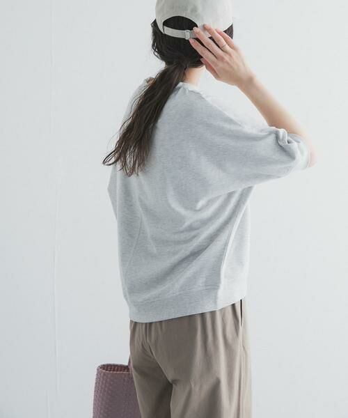 URBAN RESEARCH DOORS / アーバンリサーチ ドアーズ Tシャツ | モダールコットン裏毛ドルマンプルオーバー | 詳細4