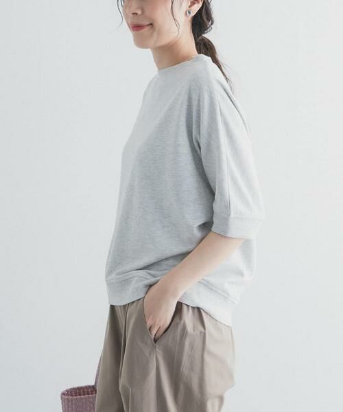 URBAN RESEARCH DOORS / アーバンリサーチ ドアーズ Tシャツ | モダールコットン裏毛ドルマンプルオーバー | 詳細6