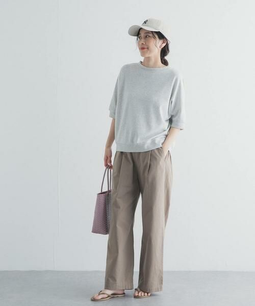 URBAN RESEARCH DOORS / アーバンリサーチ ドアーズ Tシャツ | モダールコットン裏毛ドルマンプルオーバー | 詳細7